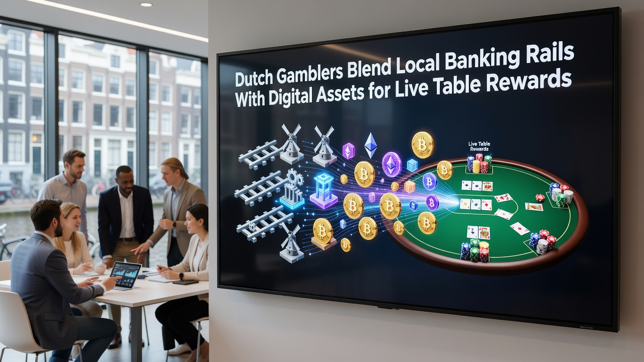 Nederlandse spelers die lokale bankmethoden combineren met digitale activa bij live tafelspellen