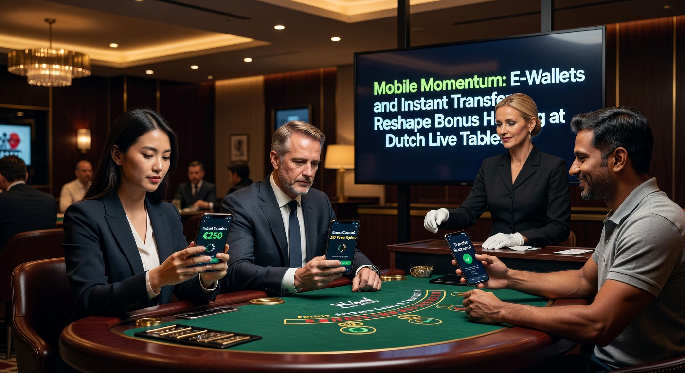 Grafiek met stijgende lijnen van e-wallet transacties en bonus activeringen bij Nederlandse live casino's, met mobiele interface op de voorgrond