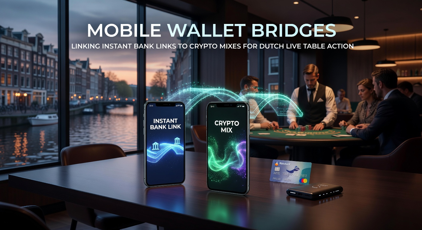 Spelers gebruiken mobiele apps om banklinks te koppelen aan crypto tijdens Nederlandse live blackjack en roulette sessies