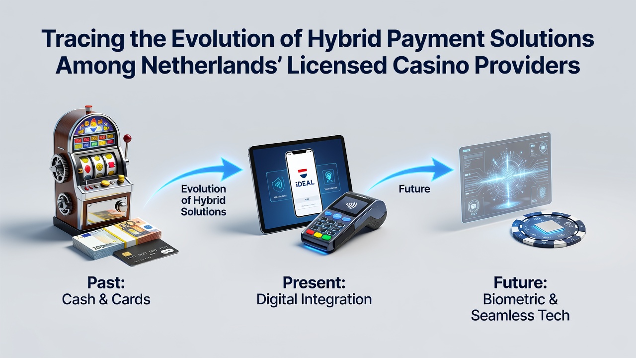 Overzicht van betaaloplossingen in Nederlandse casino's met focus op hybride methoden zoals iDEAL en crypto